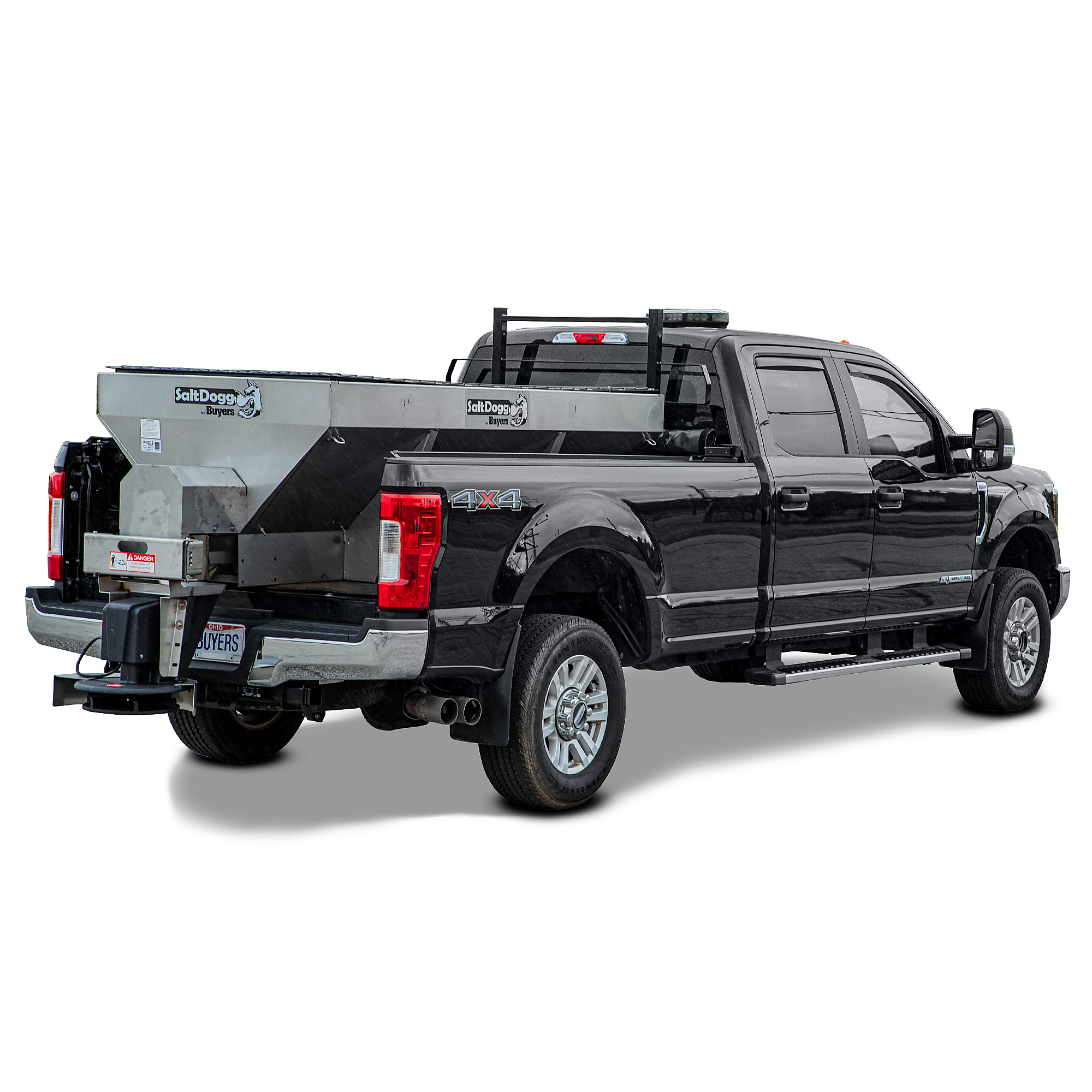 Buyers Products, 2 Cb Yd Stainless Steel Hopper Spreader with Auger, Max. Spread Width 30 ft, Model# 1470601SSE